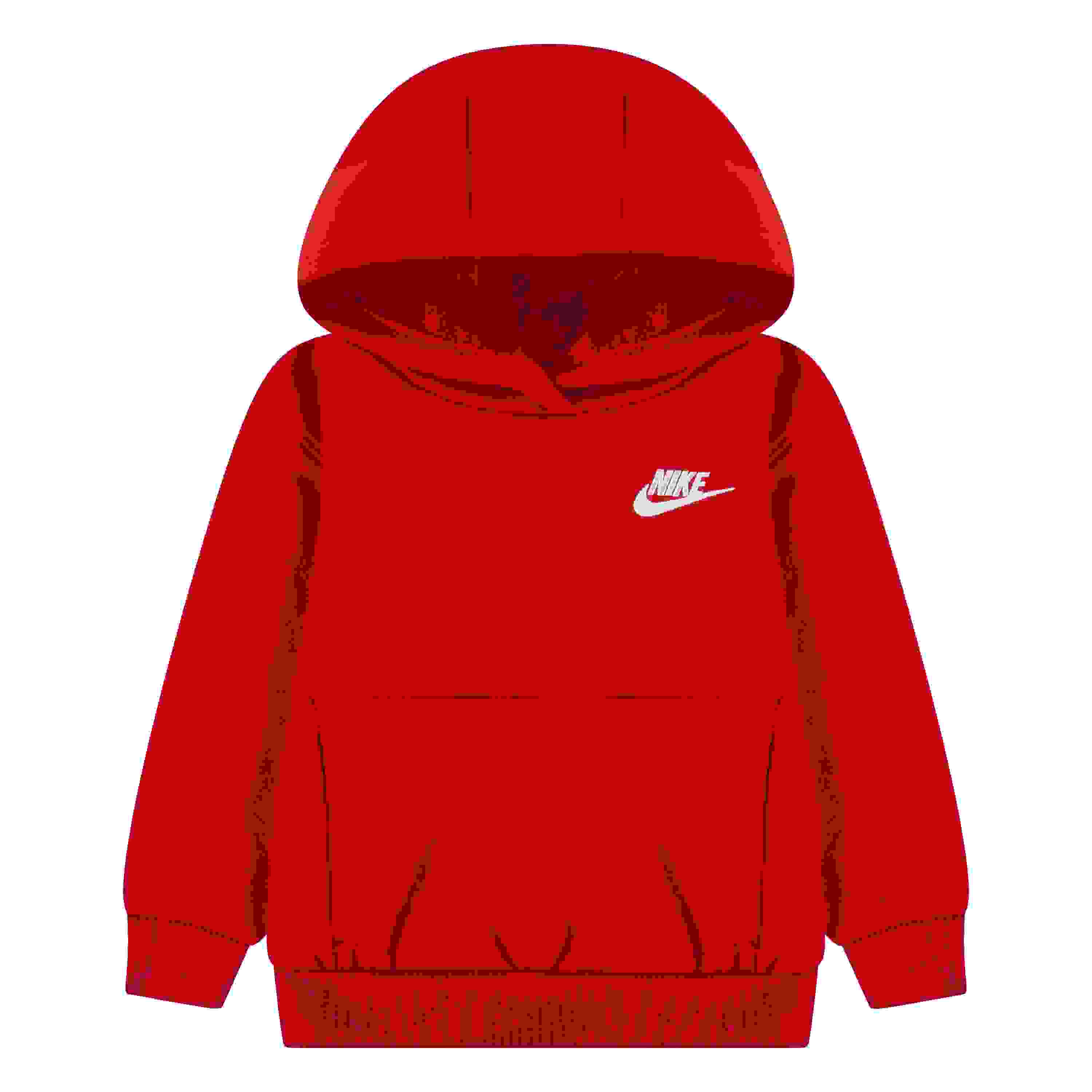 Nike Sportswear Club Fleece Toddler Red Pullover Hoodie